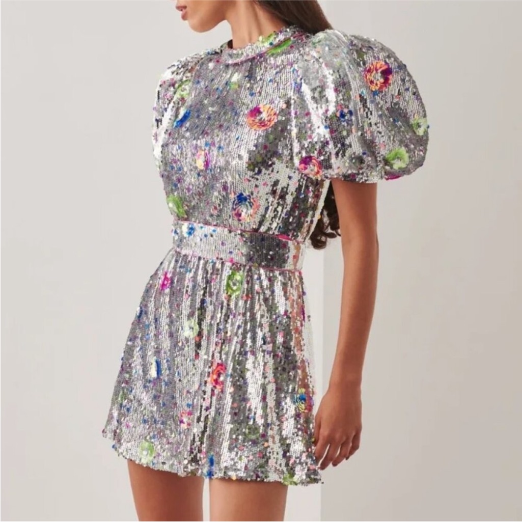 Celiab Wonderer Sequin Mini Dress
